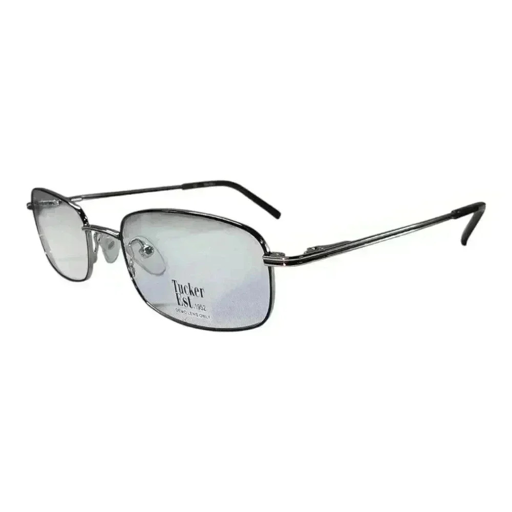 Tucker Est. 1952 READ Demo Glasses Frames ONLY Metal Full Falcon Gun 50-19-140